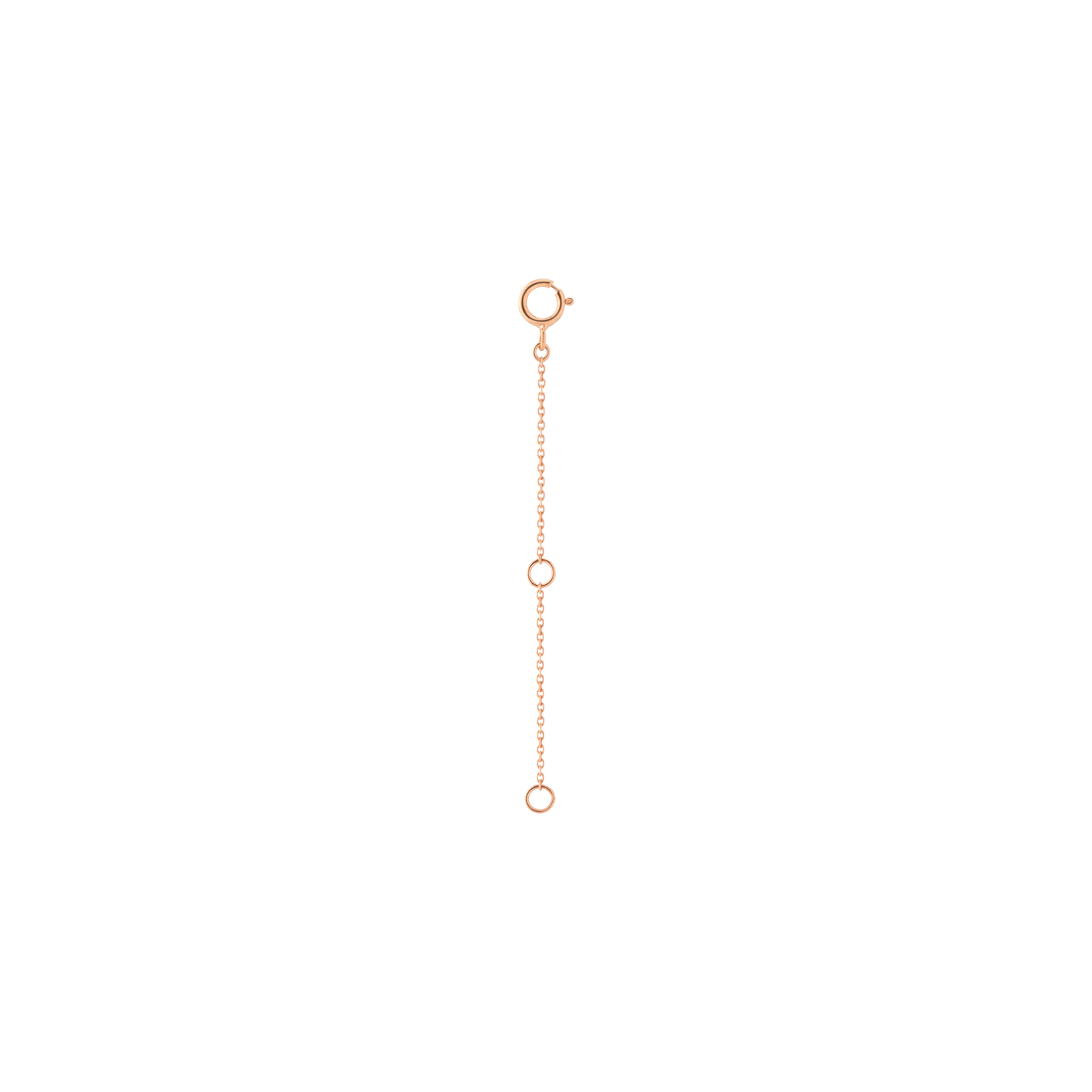 Chain Extender Vermeil 14k 18k Rose Gold 2in