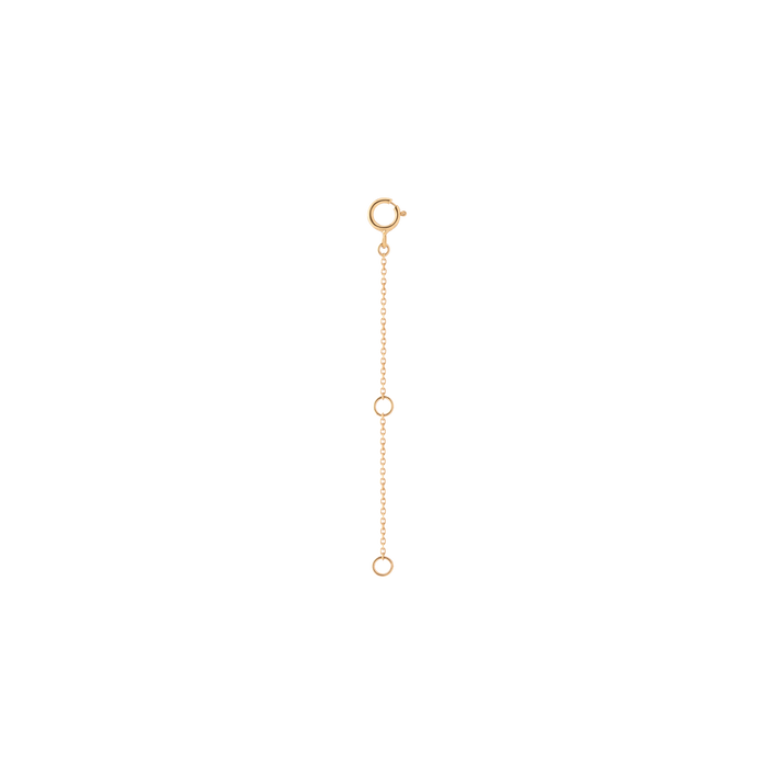 Chain Extender Vermeil 14k 18k Yellow Gold 2in