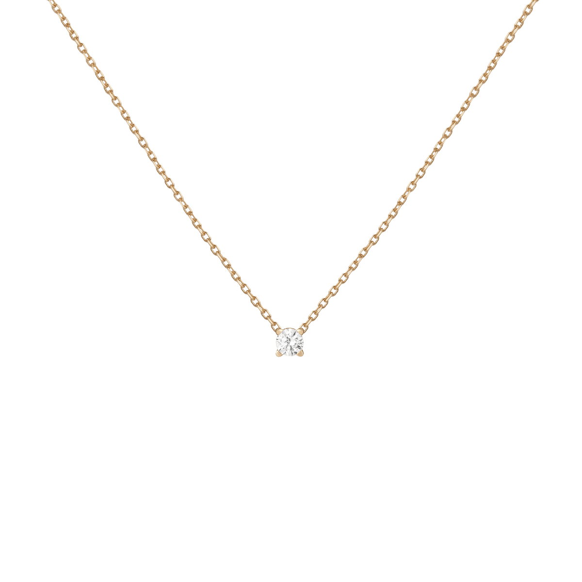 Diamond Solitaire Necklace