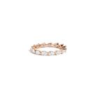 Pear Lab Grown Diamond Eternity Ring