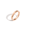 AURATE X MACENNA: Mini Rose Garden Ring Vermeil 14k Rose Gold First