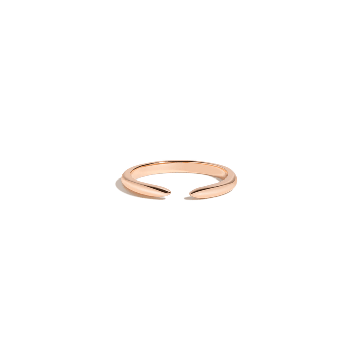 Claw Ring Vermeil 14k 18k Rose Gold