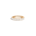 Emerald Lab Grown Diamond Eternity Ring