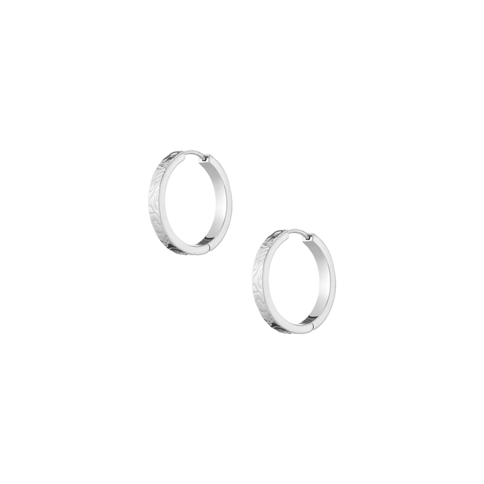AURATE X MACENNA: Rose Garden Hoop Earrings