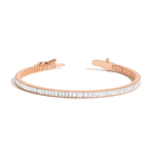 Baguette Lab Grown Diamond Tennis Bracelet