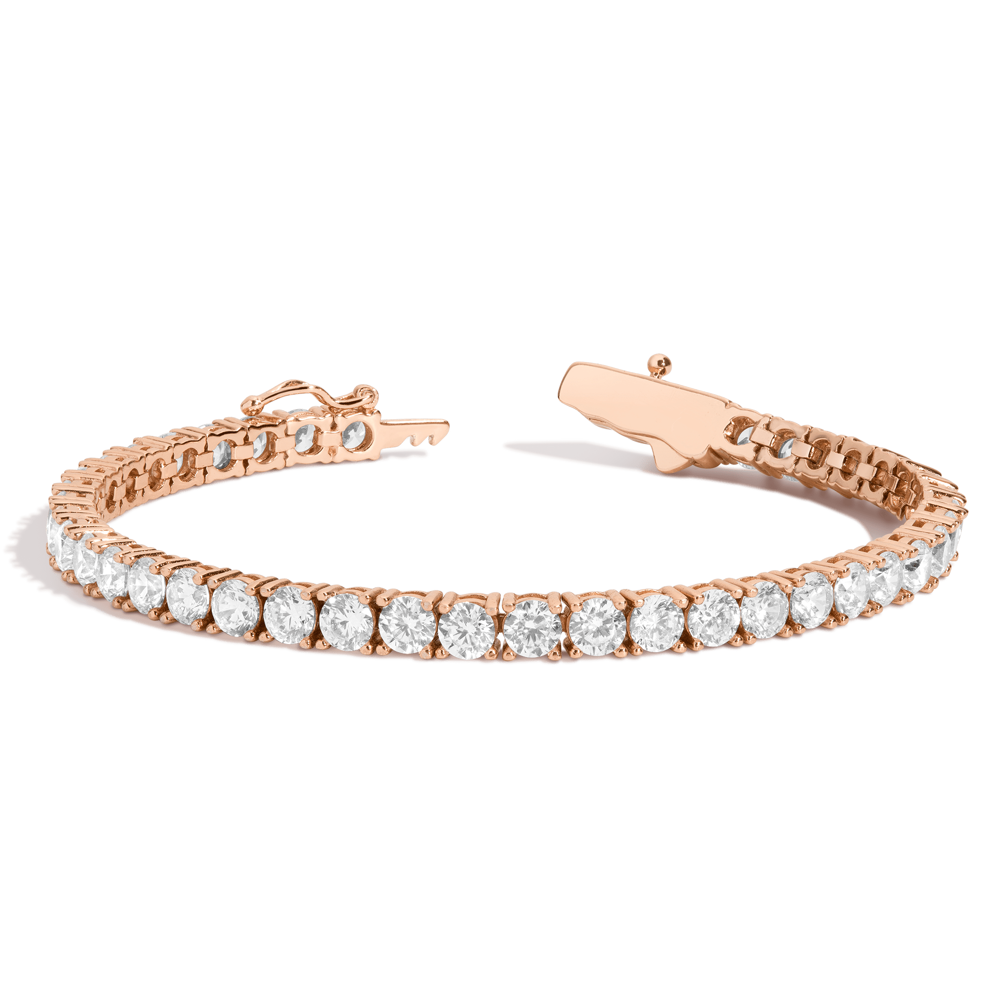 White Sapphire Tennis Bracelet