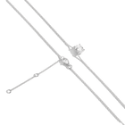 Oval Gemstone Solitaire Necklace