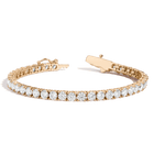 Boyfriend Lab Grown White Sapphire Tennis Bracelet