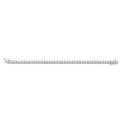 Boyfriend Lab Grown White Sapphire Tennis Bracelet