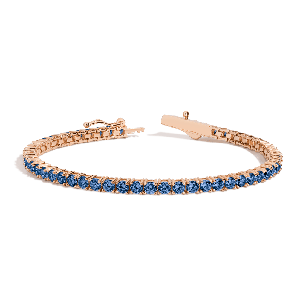 Blue Sapphire Tennis Bracelet