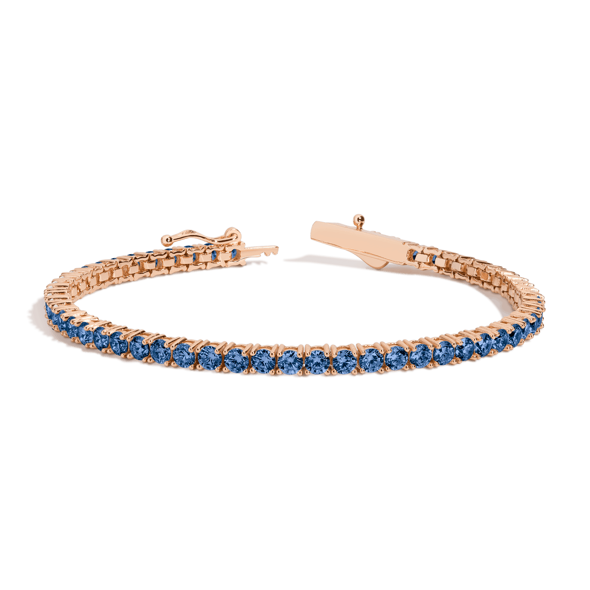 Blue Sapphire Tennis Bracelet   AU23.08.19 33BR 1200x 