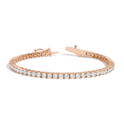 Lab Grown White Sapphire Tennis Bracelet