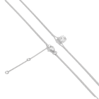 Round Gemstone Solitaire Necklace