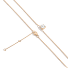 Round Gemstone Solitaire Necklace