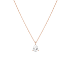 Pear Gemstone Solitaire Necklace
