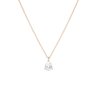 Pear Gemstone Solitaire Necklace