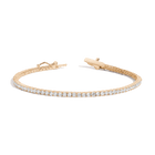 Lab Grown White Sapphire Tennis Bracelet