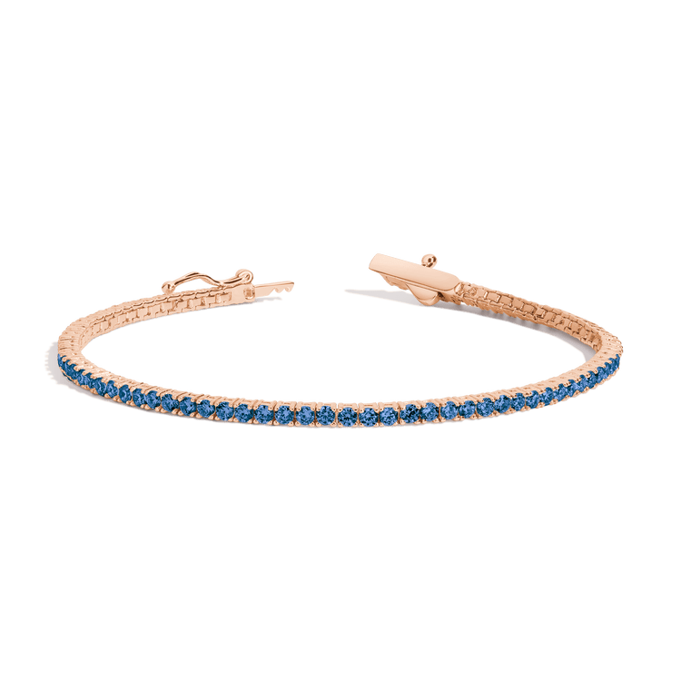 Blue Sapphire Tennis Bracelet