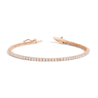 Lab Grown White Sapphire Tennis Bracelet