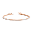 Lab Grown White Sapphire Tennis Bracelet