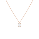 Emerald Gemstone Solitaire Necklace