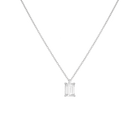 Emerald Gemstone Solitaire Necklace