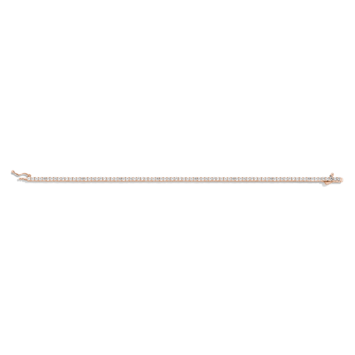 Lab Grown White Sapphire Tennis Bracelet