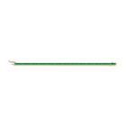 Lab Grown Green Emerald Baguette Tennis Bracelet