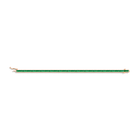 Lab Grown Green Emerald Baguette Tennis Bracelet