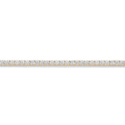 Boyfriend Lab Grown White Sapphire Tennis Necklace