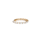 Horizontal Oval Lab Grown Diamond Eternity Ring