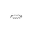 Horizontal Oval Lab Grown Diamond Eternity Ring