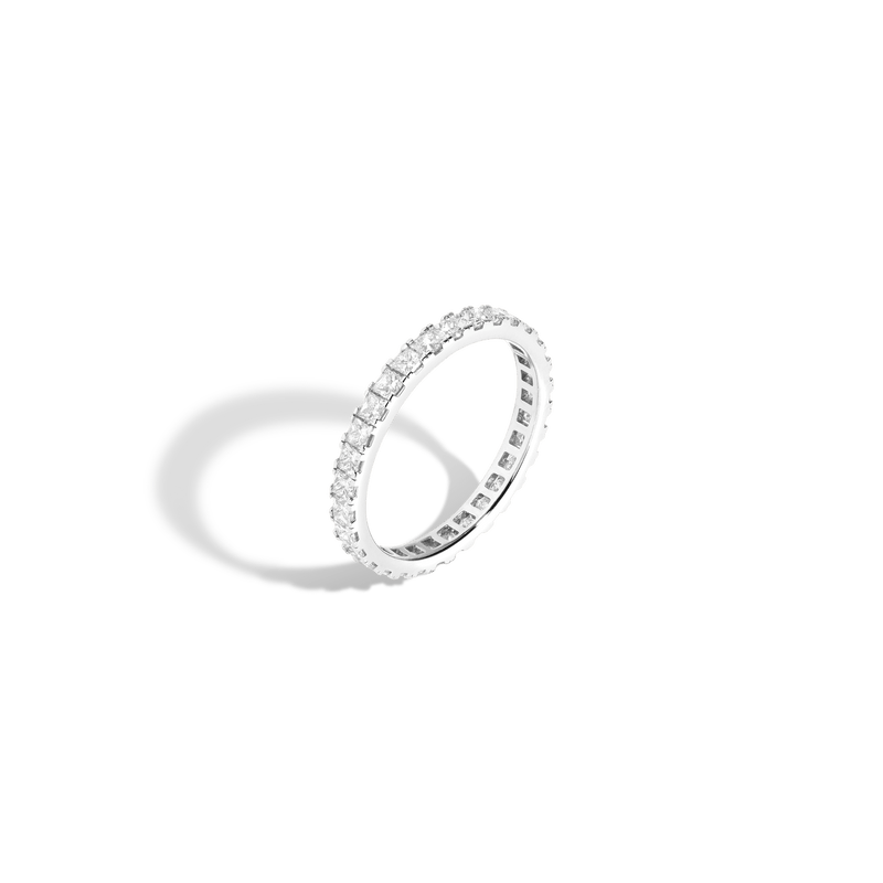 Princess Cut Lab Grown Diamond Eternity Ring