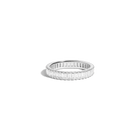Lab Grown White Sapphire Baguette Eternity Ring