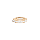 Lab Grown White Sapphire Baguette Eternity Ring