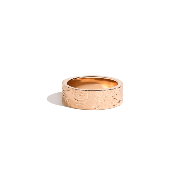 AURATE X MACENNA: Rose Garden Ring Vermeil 14k Rose Gold