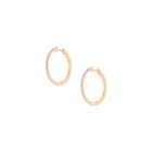 Lab Grown Diamond Hoop Earrings