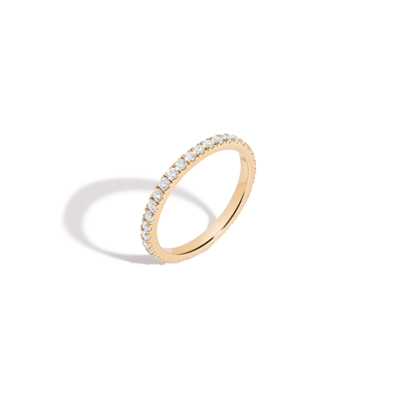 Pavé Lab Grown Diamond Eternity Ring 14k Band