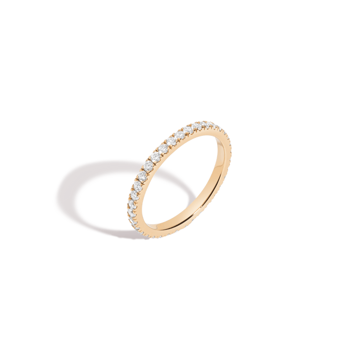 Pavé Diamond Eternity Ring - Lab