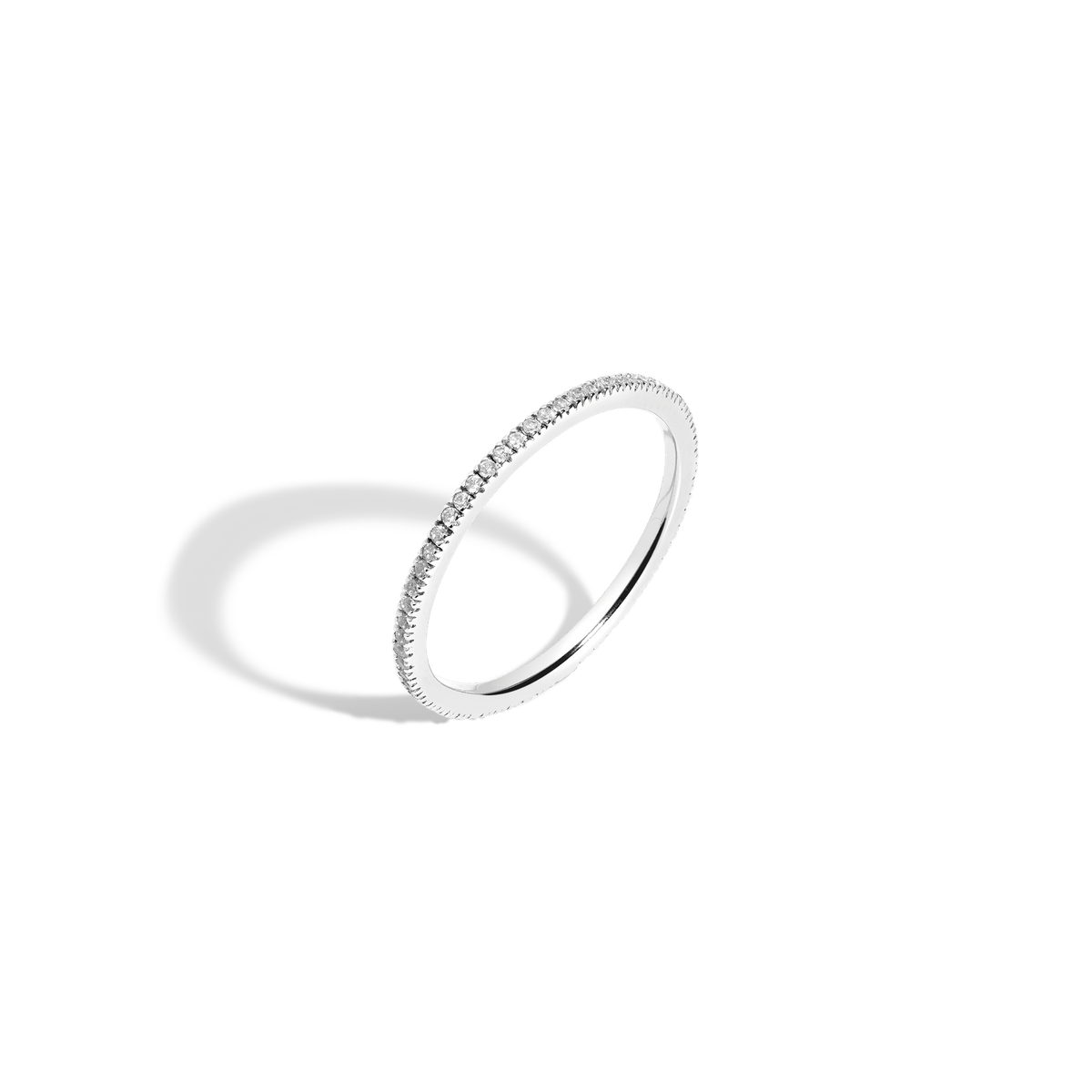 Pavé Lab Grown Diamond Eternity Ring - 0.25ct 14k White Gold First