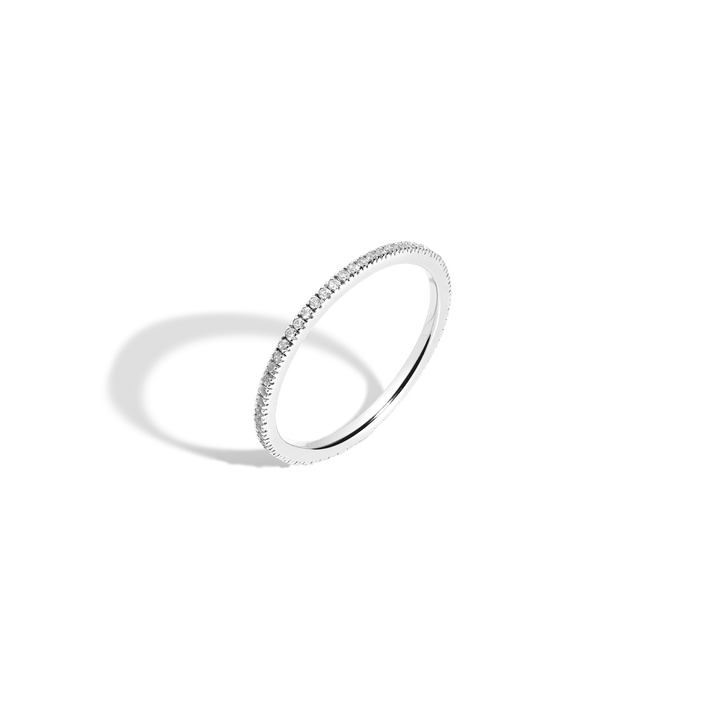 Pavé Lab Grown Diamond Eternity Ring - 0.25ct 14k White Gold First