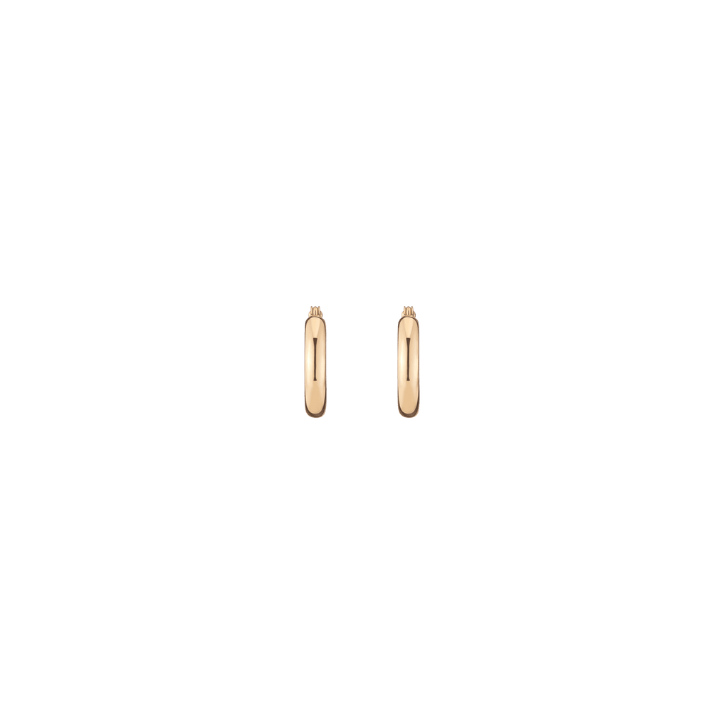 Gold Hoop Earrings - 3mm