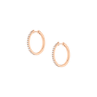 Lab Grown Diamond Hoop Earrings