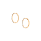 Lab Grown Diamond Hoop Earrings