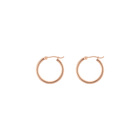 Gold Hoop Earrings - 2mm