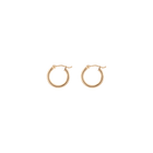 Gold Hoop Earrings - 2mm