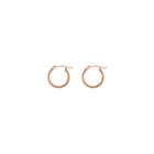 Gold Hoop Earrings - 2mm