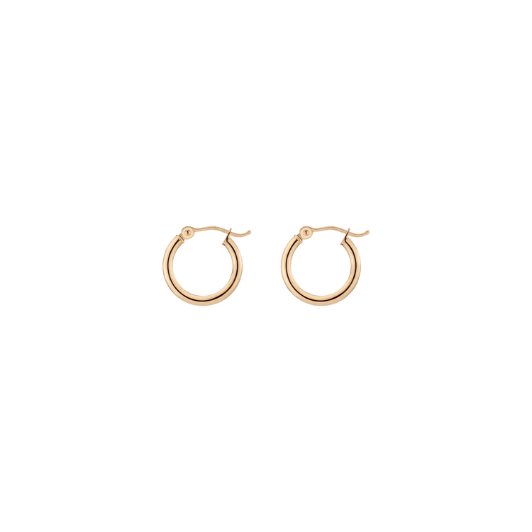 2mm x 29mm Square Hoop Earrings