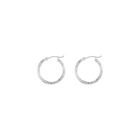 Thin Twisted Hoop Earrings