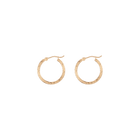 Thin Twisted Hoop Earrings